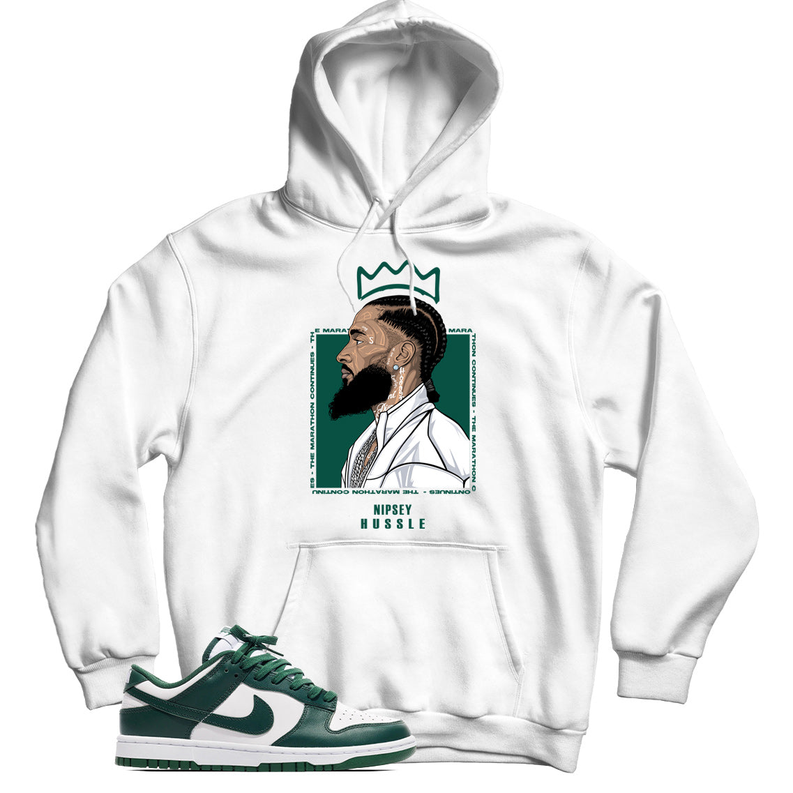 Dunk Low Michigan State hoodie