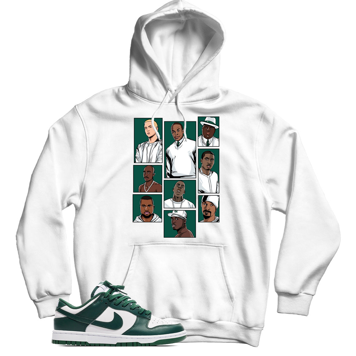 Dunk Low Michigan State hoodie