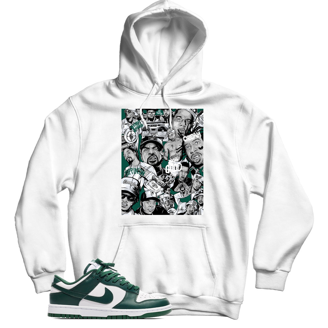 Dunk Low Michigan State hoodie