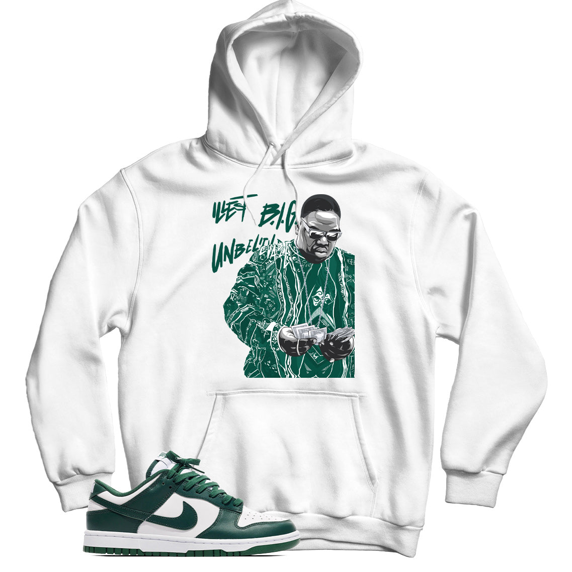 Dunk Low Michigan State hoodie