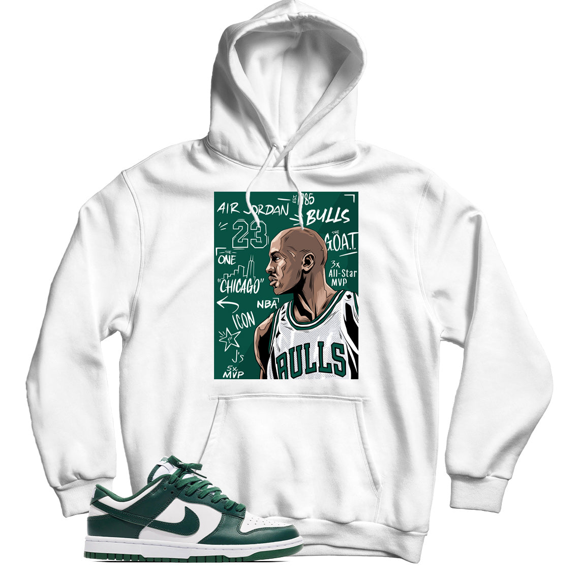 Dunk Low Michigan State hoodie