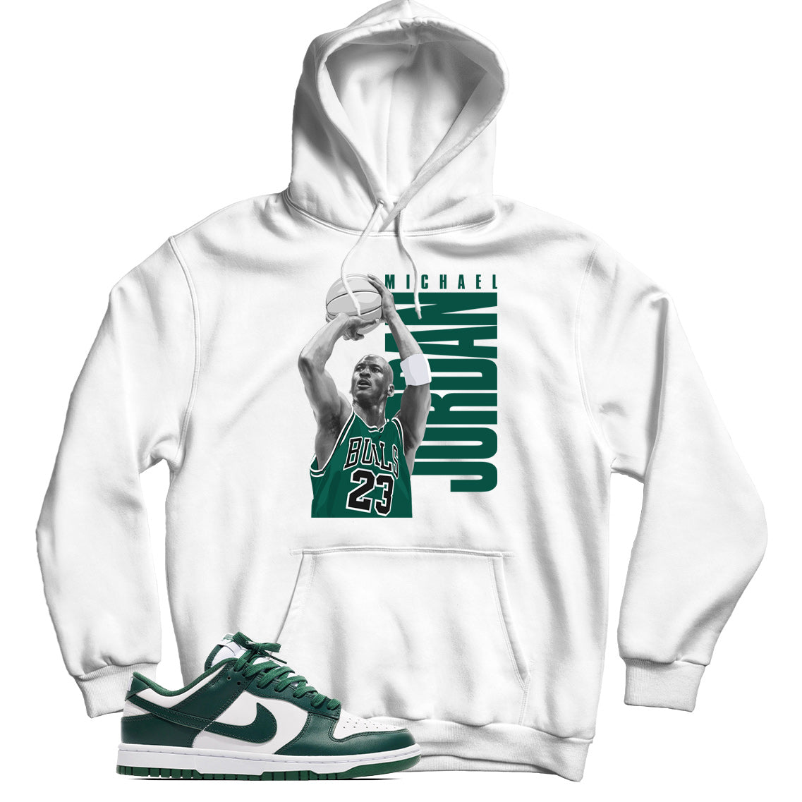 Dunk Low Michigan State hoodie