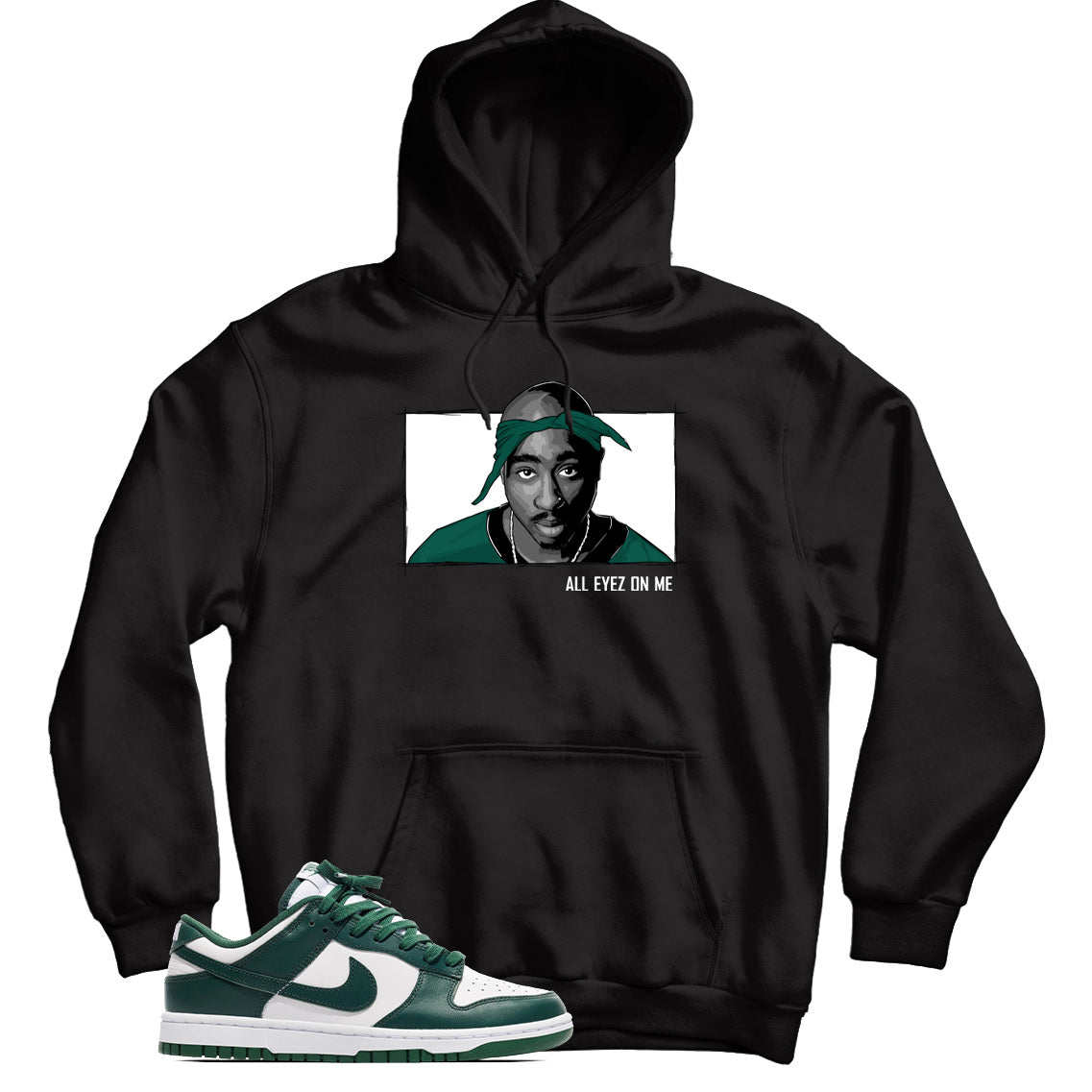 Hoodie Match Dunk Low Michigan State