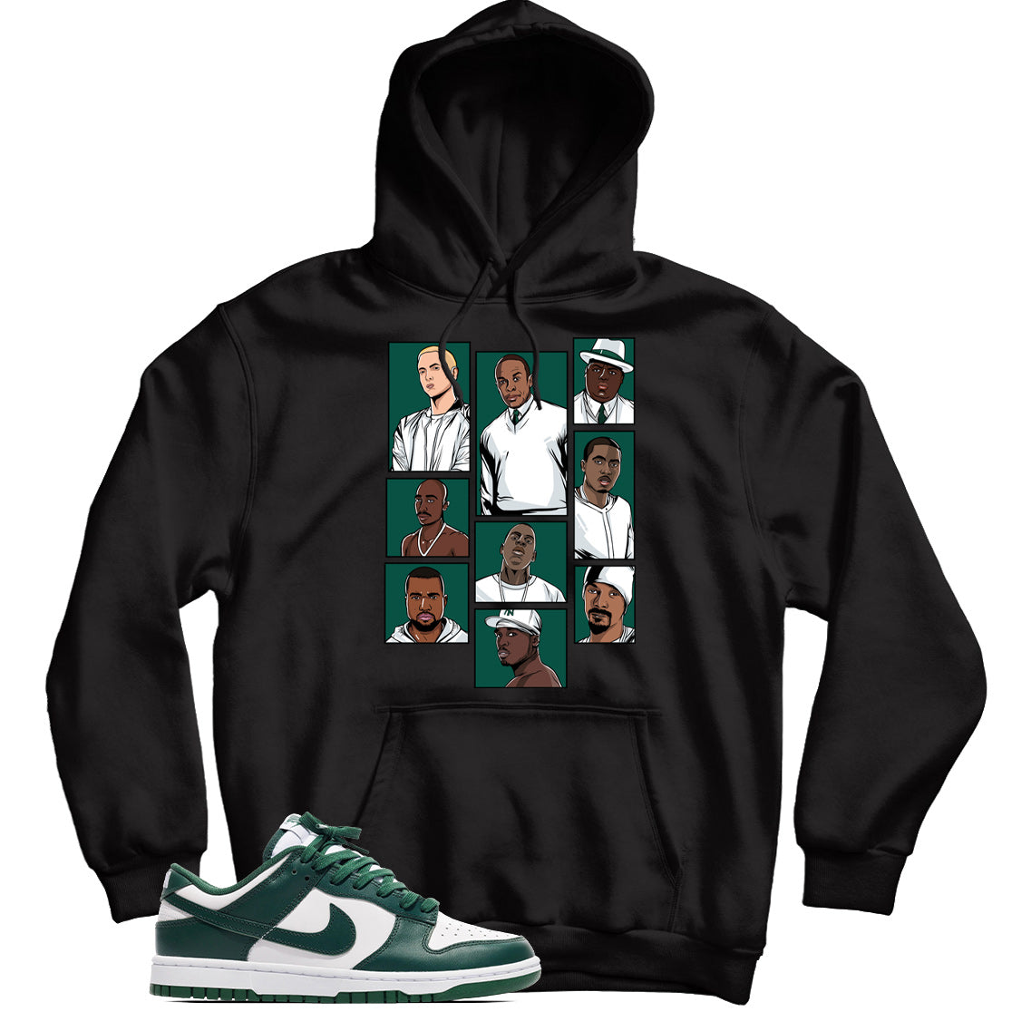 Dunk Low Michigan State hoodie