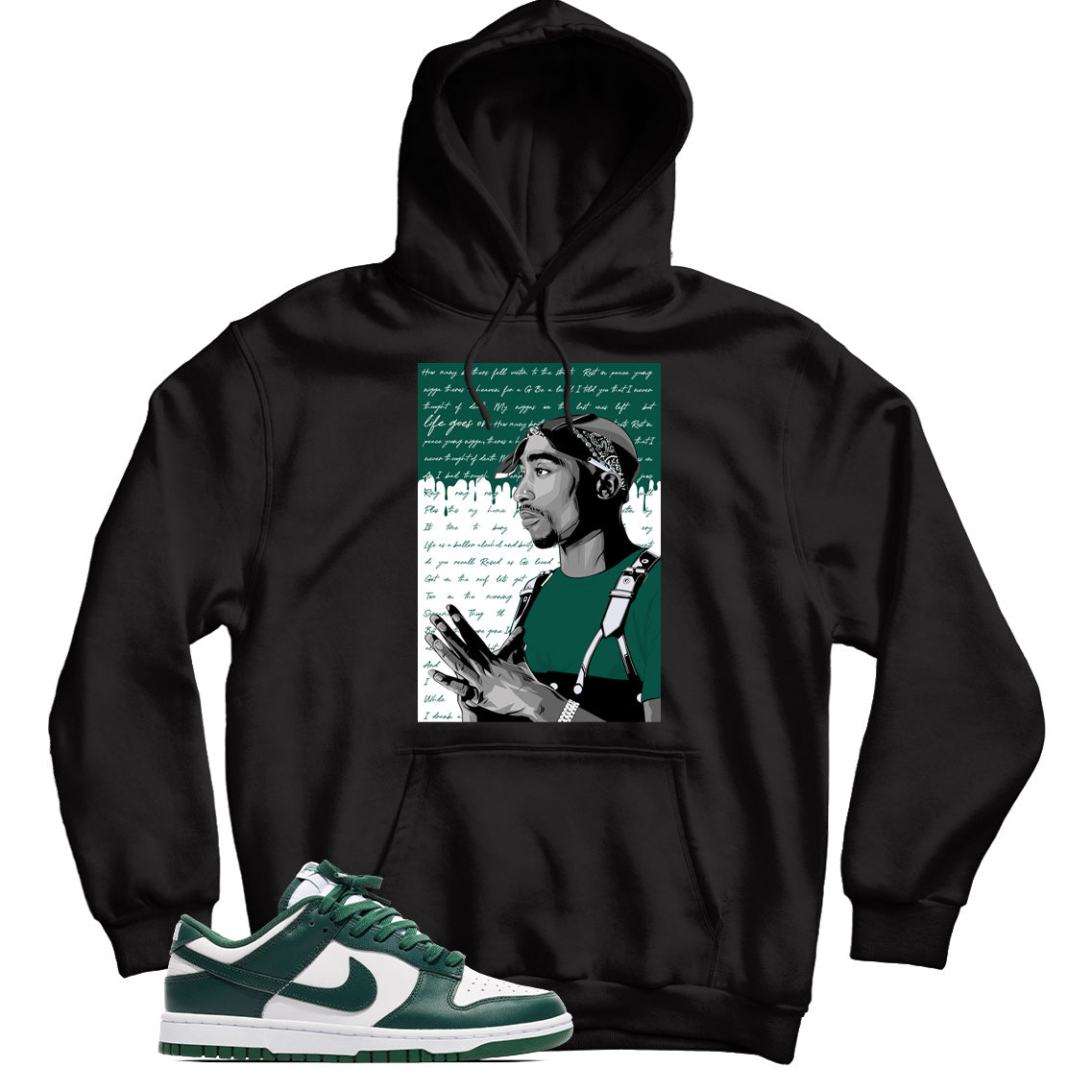 Dunk Low Michigan State hoodie