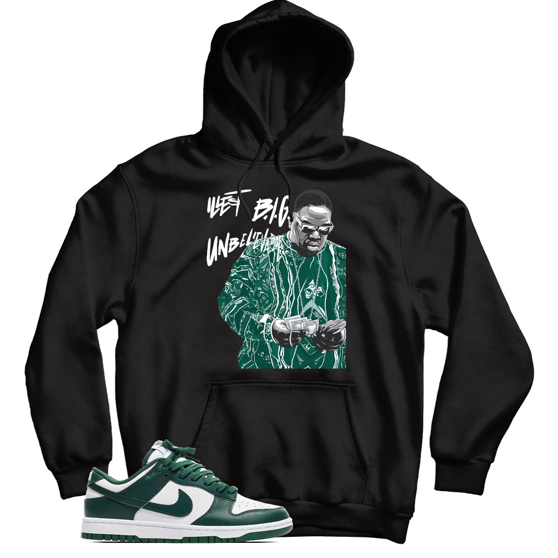 Dunk Low Michigan State hoodie