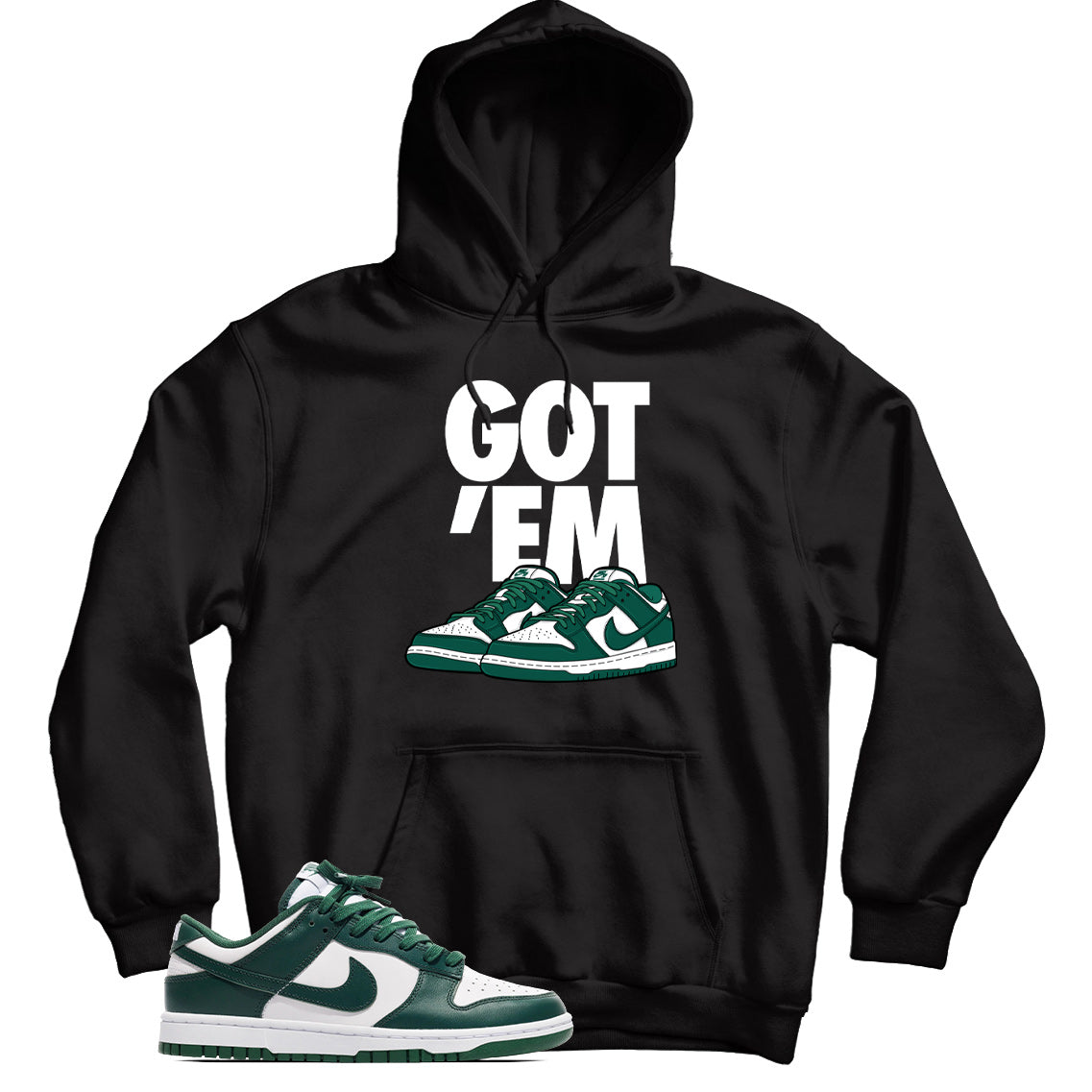 Dunk Low Michigan State hoodie