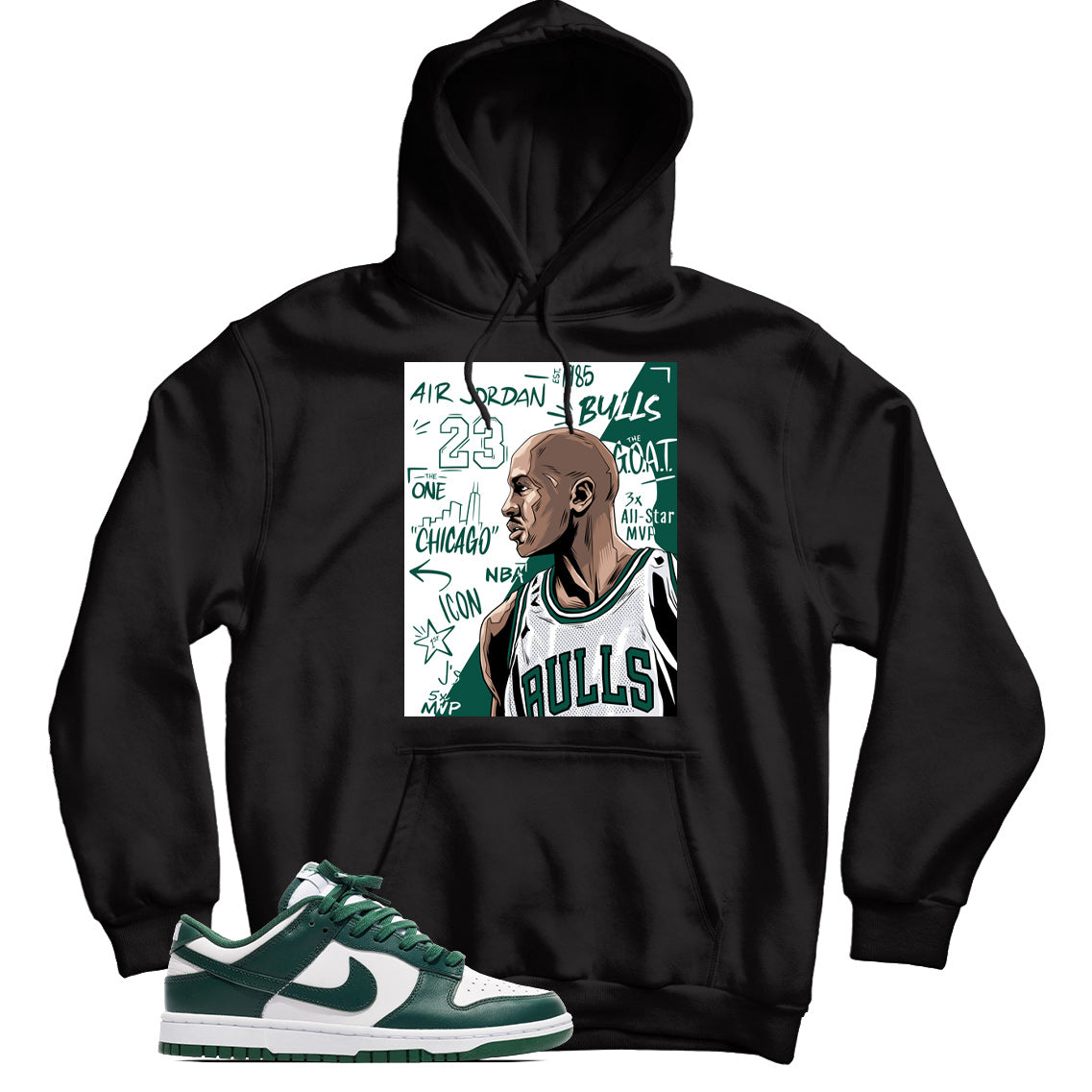 Dunk Low Michigan State hoodie