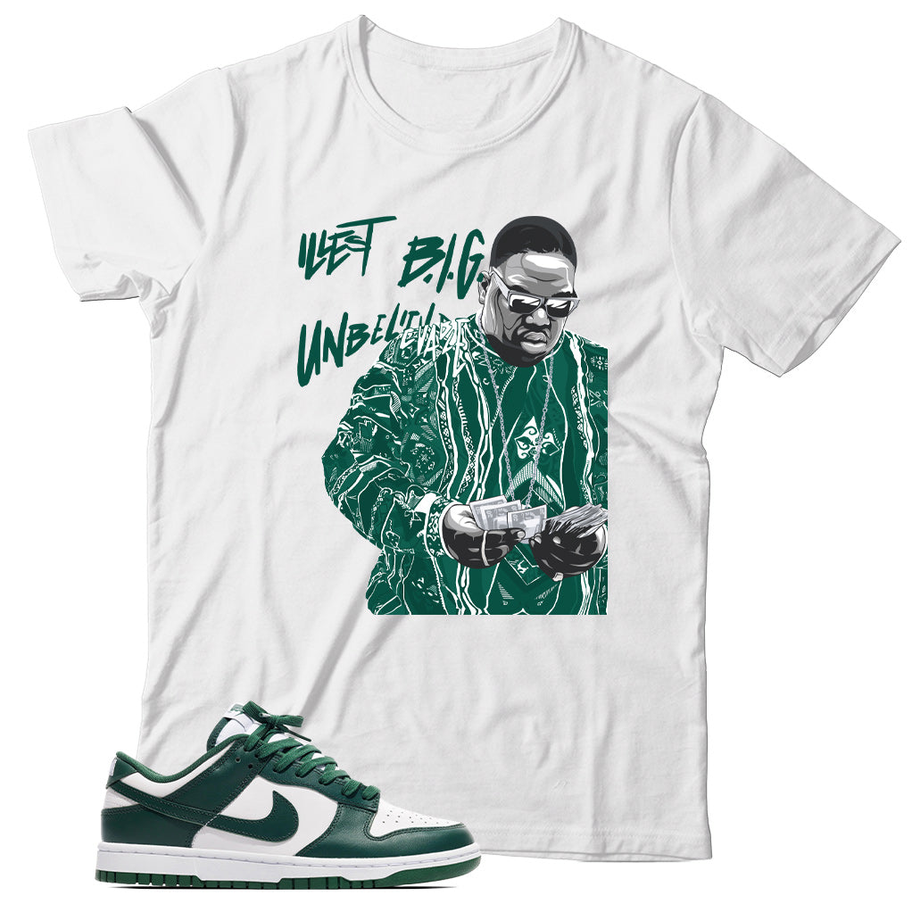 Dunk Low Michigan State shirt