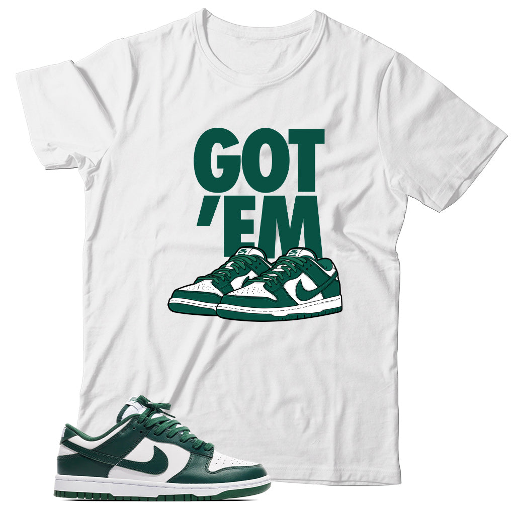 Dunk Low Michigan State shirt