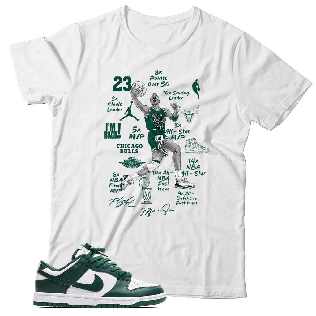 Dunk Low Michigan State shirt