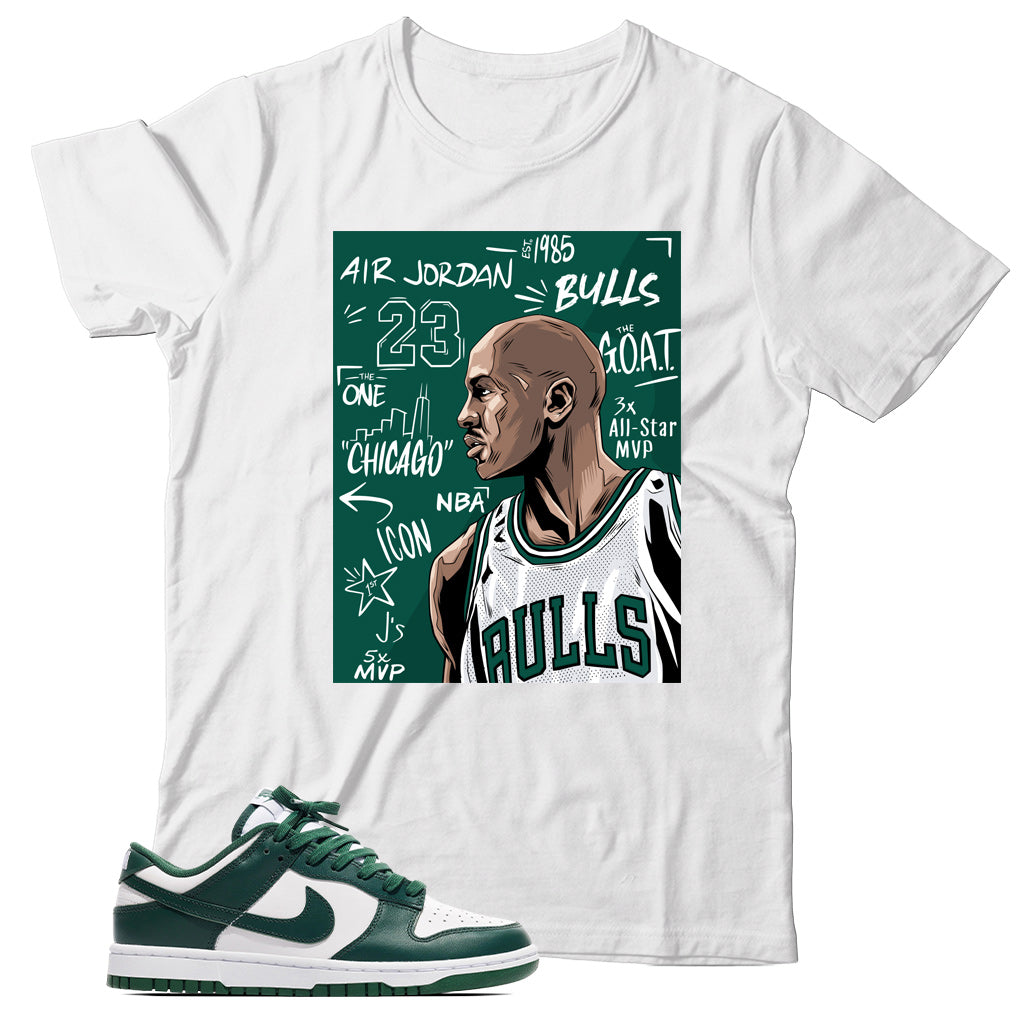 Dunk Low Michigan State shirt