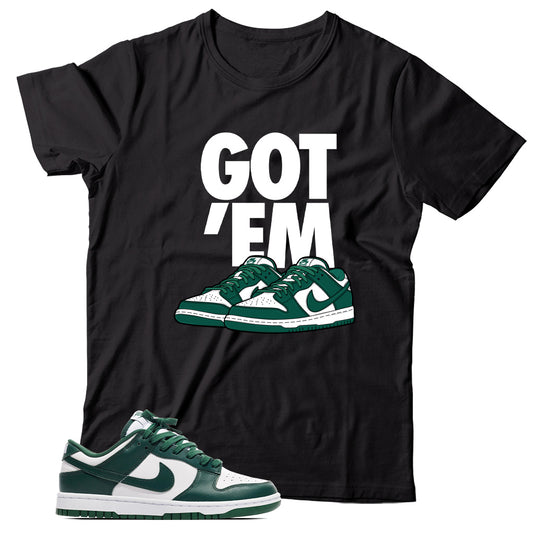 Dunk Low Michigan State shirt