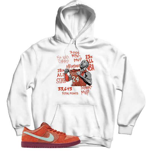 Dunk Low Mystic Red Rosewood hoodie