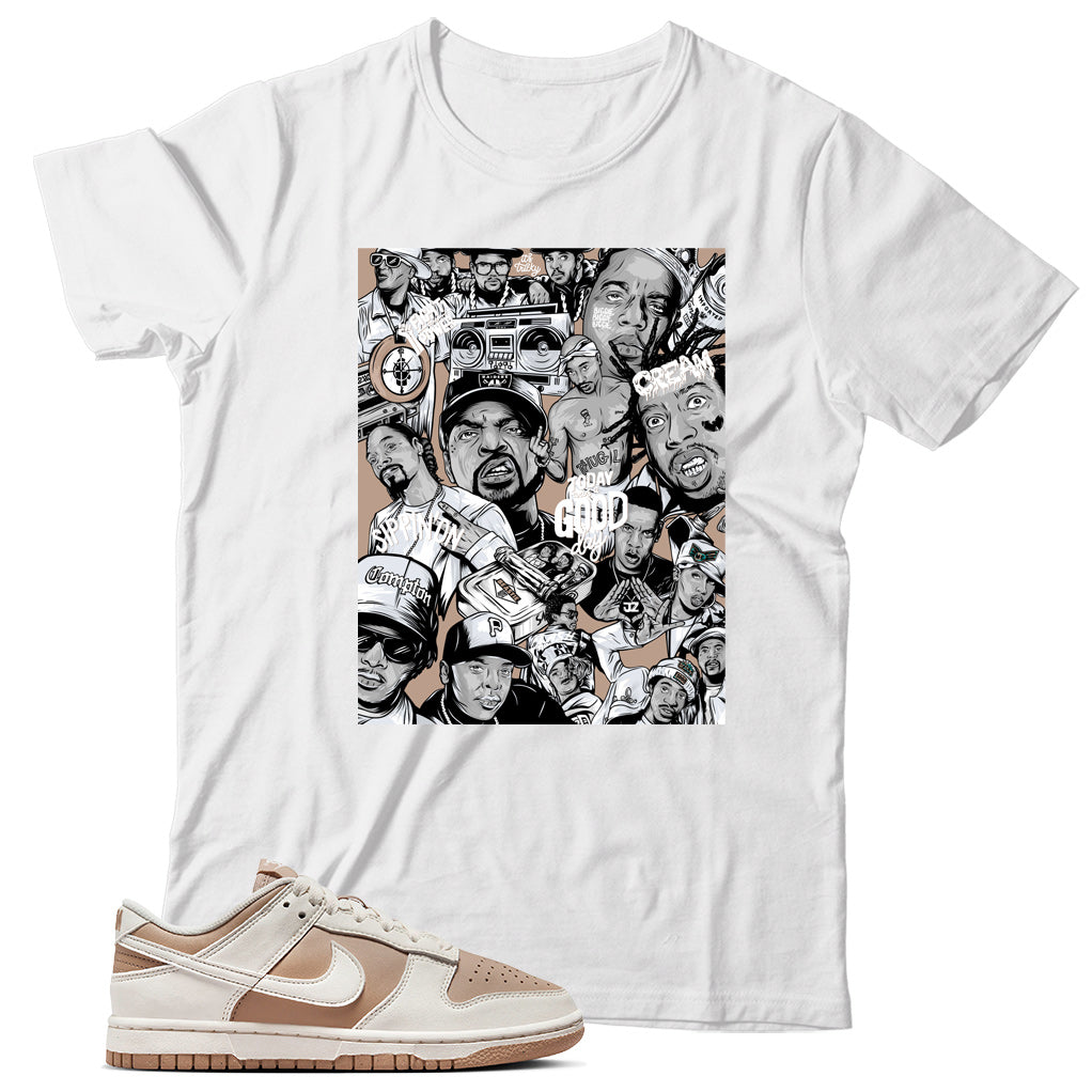 Dunk Low Beige Sail shirt