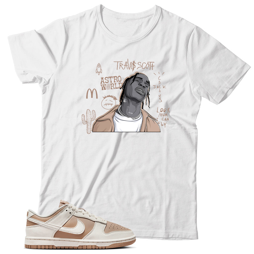 Dunk Low Beige Sail shirt