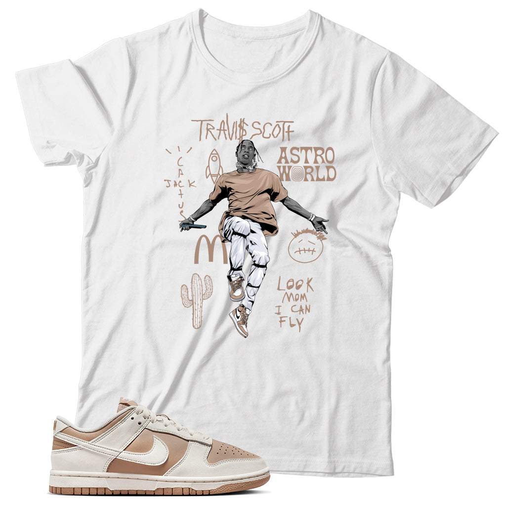 Dunk Low Beige Sail shirt