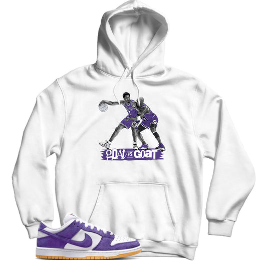 Dunk Low Court Purple gum hoodie