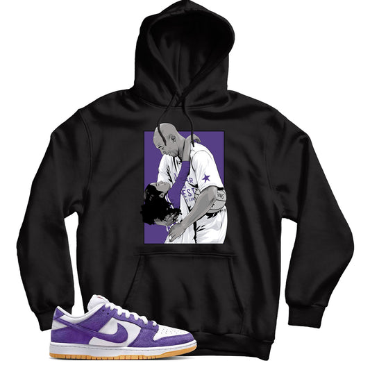 Dunk Low Court Purple gum hoodie