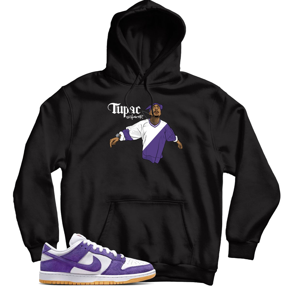 Dunk Low Pro ISO Court Purple hoodie