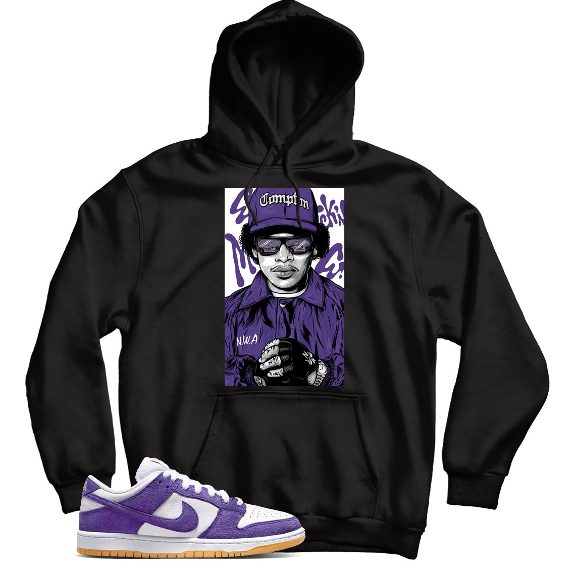 Dunk Low Pro ISO Court Purple hoodie