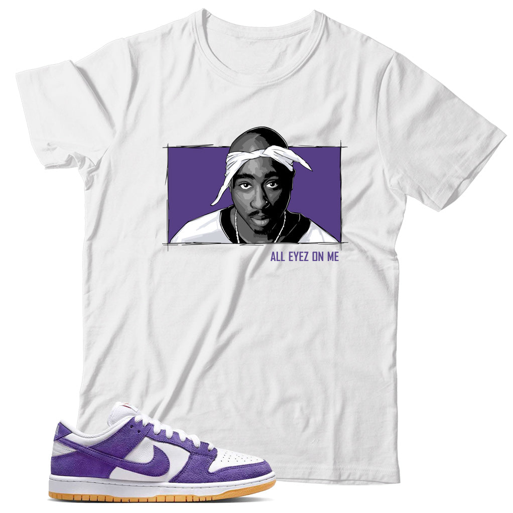 Dunk Low Pro ISO Orange Label Court Purple shirt