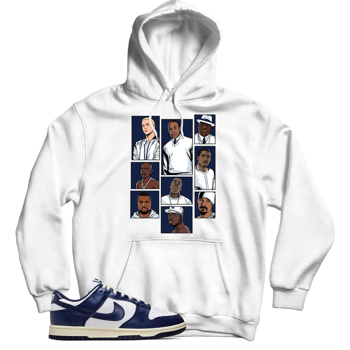 Dunk Low Vintage Navy hoodie