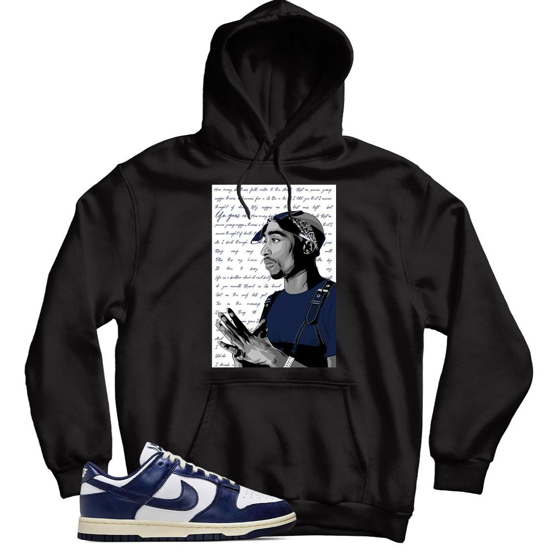Dunk Low Vintage Navy hoodie