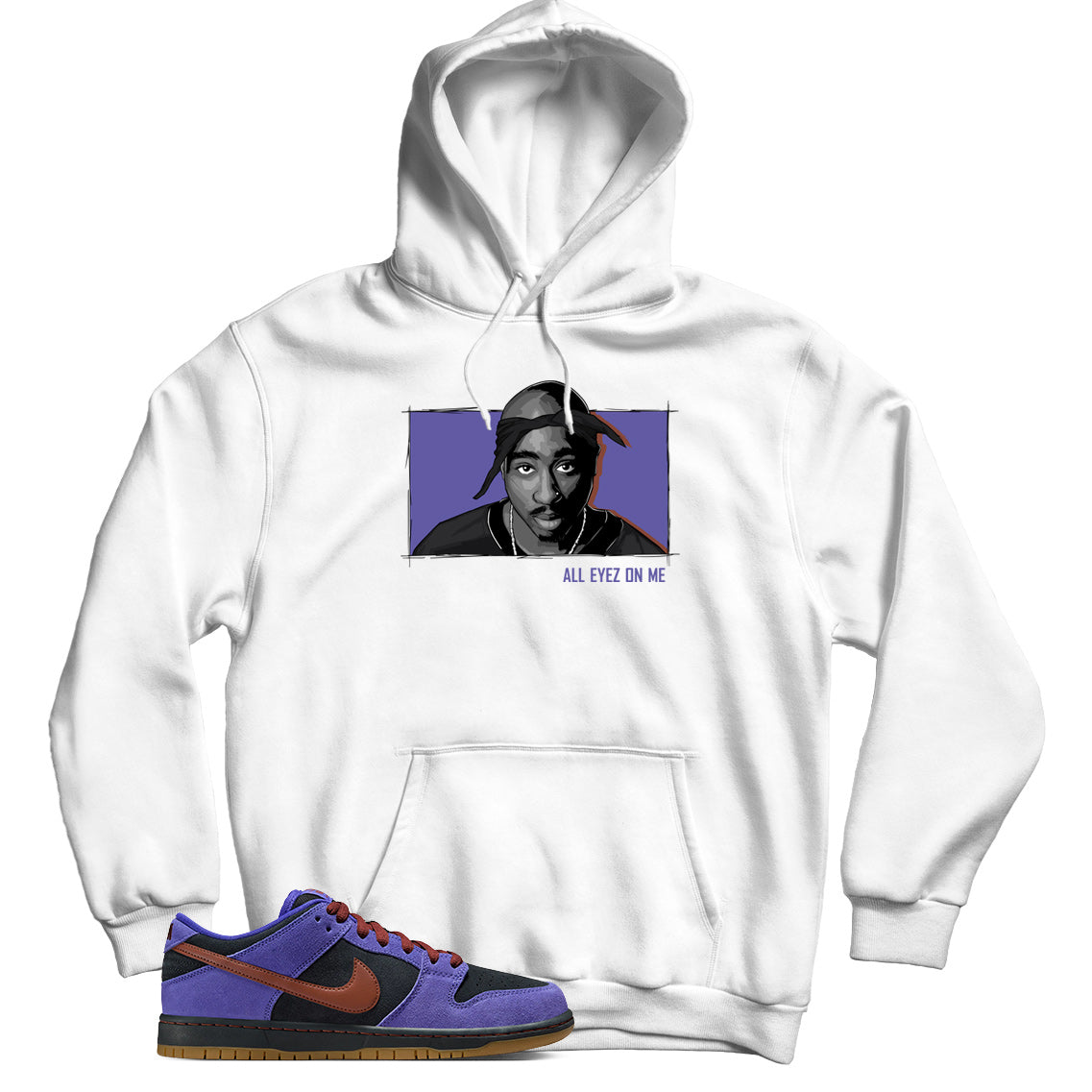 Hoodie Match Dunk Low Persian Violet