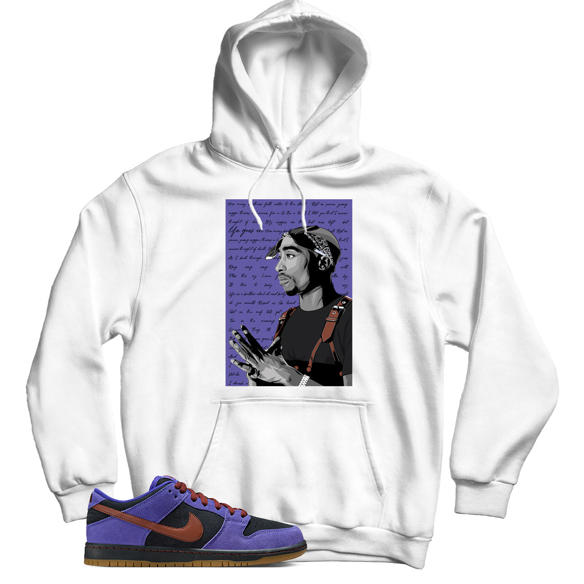 Dunk Low Persian Violet hoodie