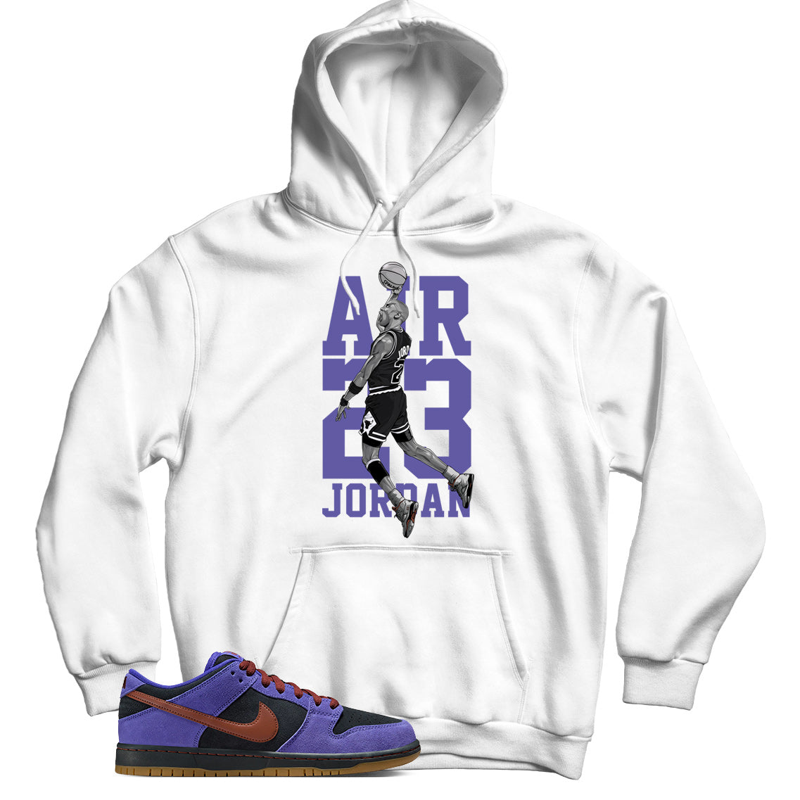 Dunk Low Persian Violet hoodie