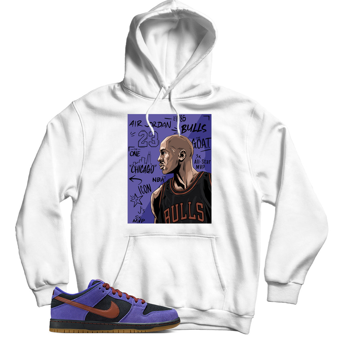 Dunk Low Persian Violet hoodie