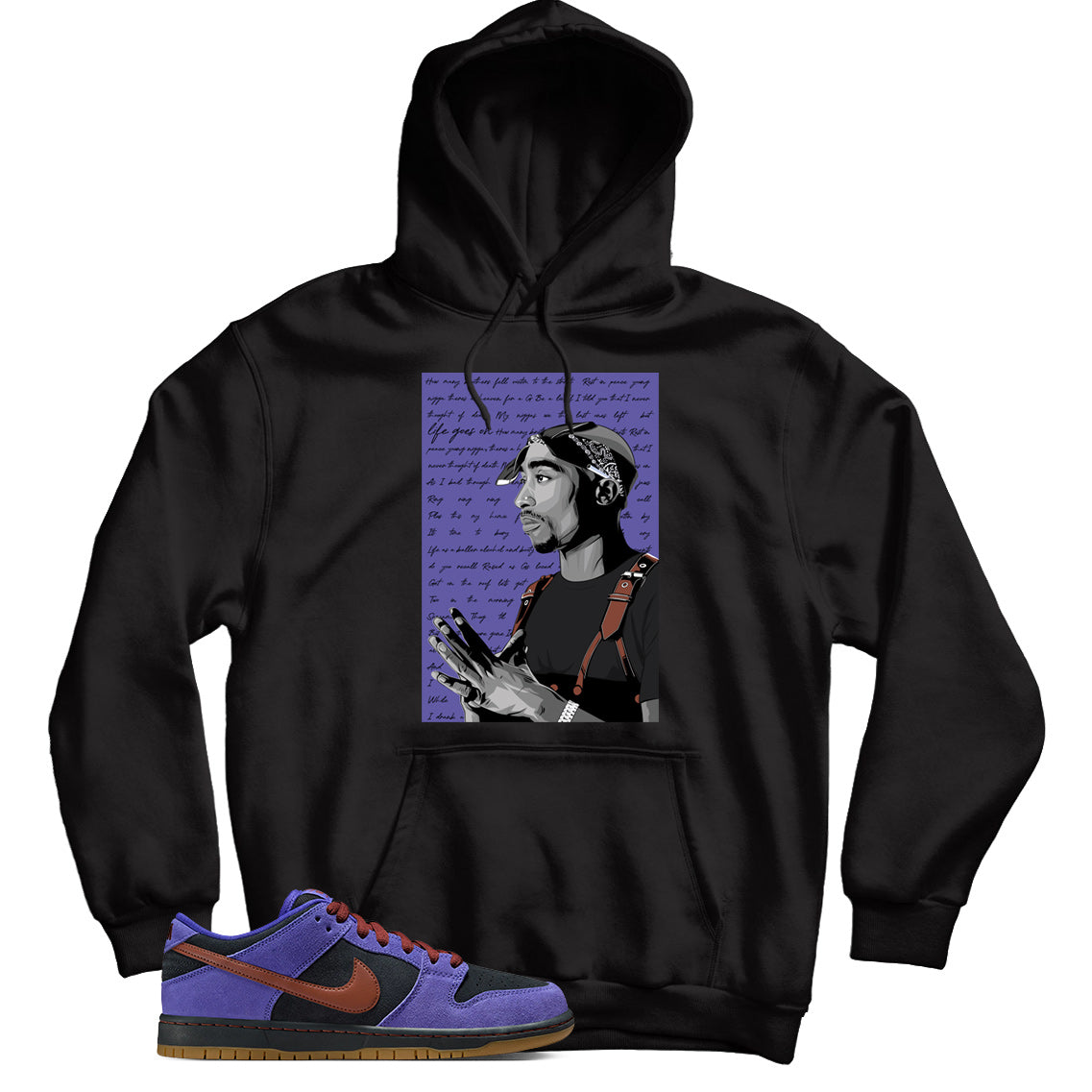 Dunk Low Persian Violet hoodie