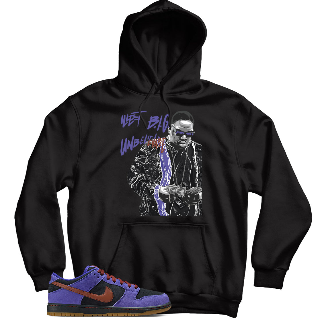 Dunk Low Persian Violet hoodie