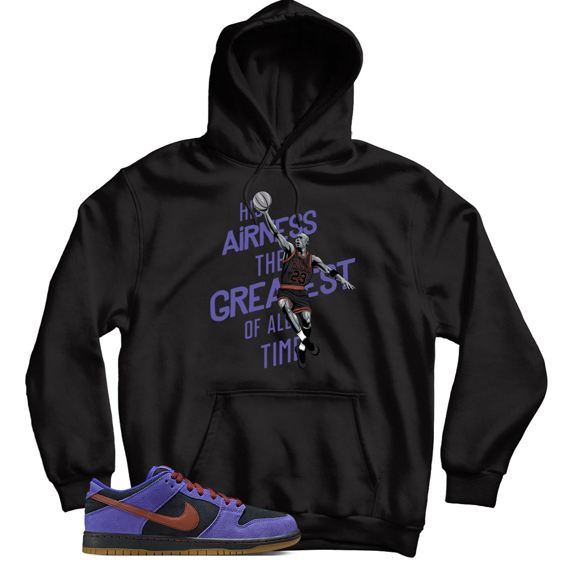 Hoodie Match Dunk Low Persian Violet