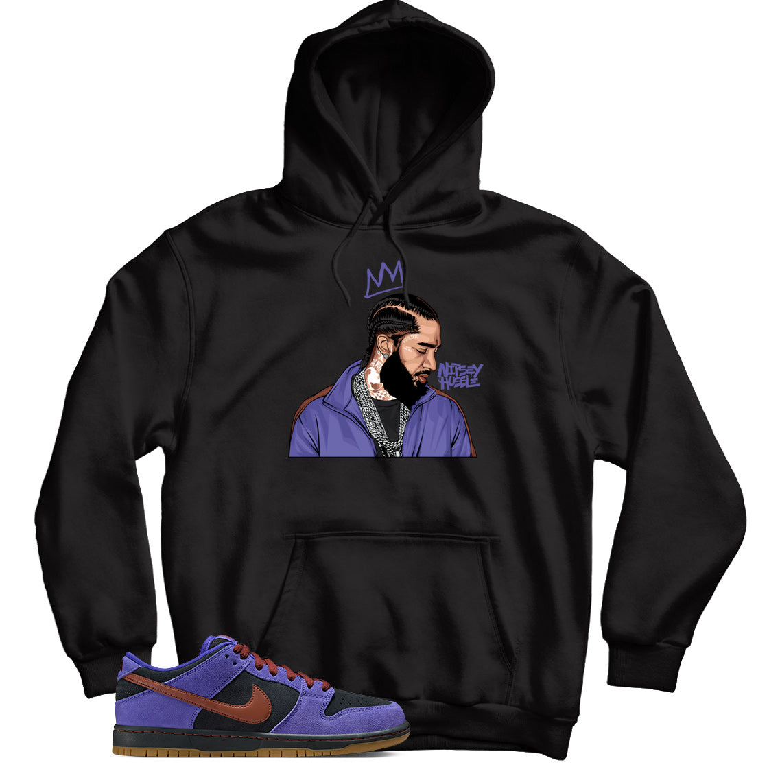 Hoodie Match Dunk Low Persian Violet