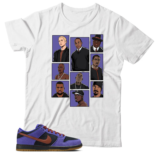 Dunk Low Persian Violet shirt