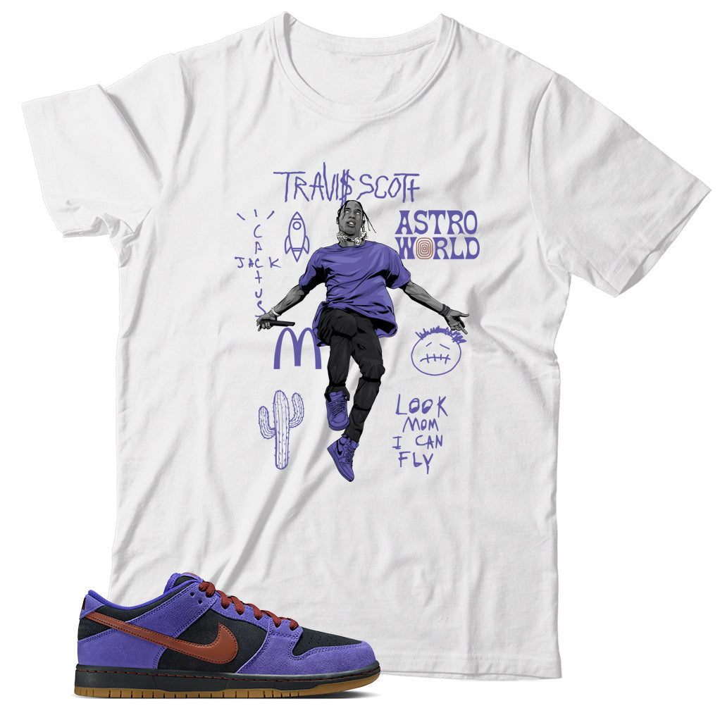 Shirt Match Dunk Low Persian Violet