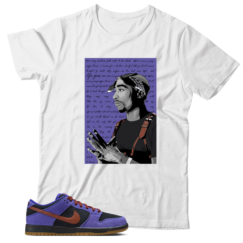 Dunk Low Persian Violet shirt