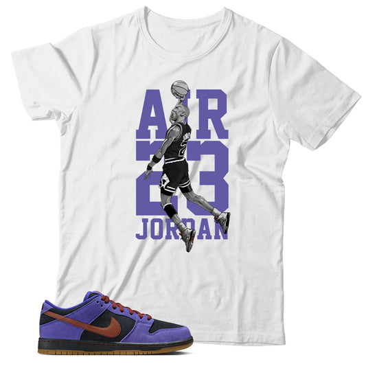 Dunk Low Persian Violet shirt