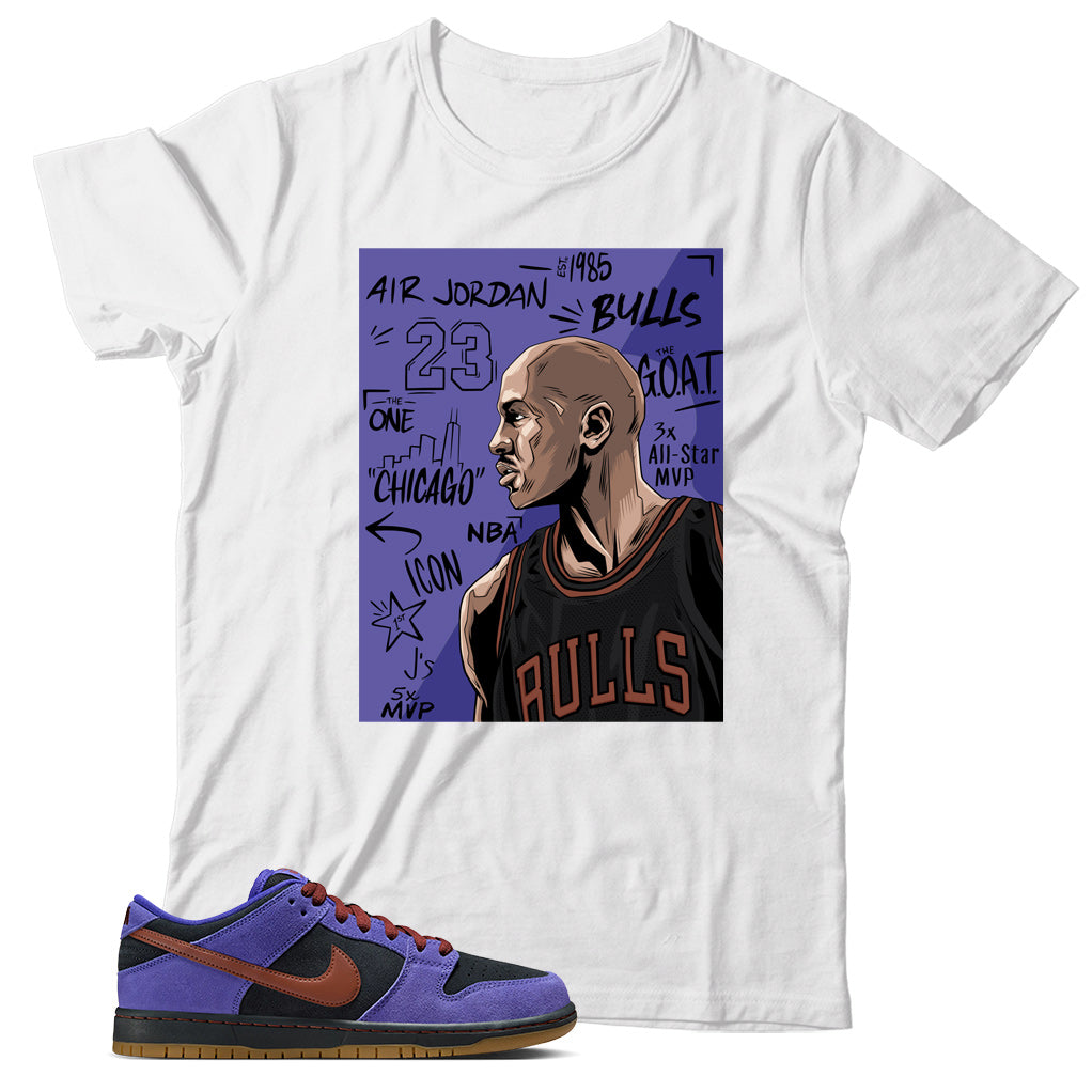 Dunk Low Persian Violet shirt