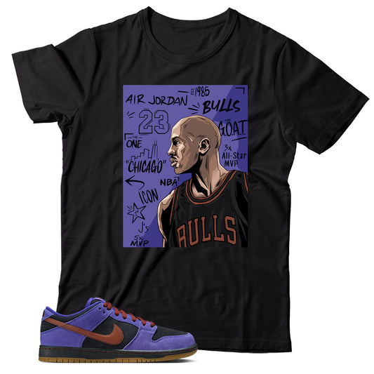 Dunk Low Persian Violet shirt