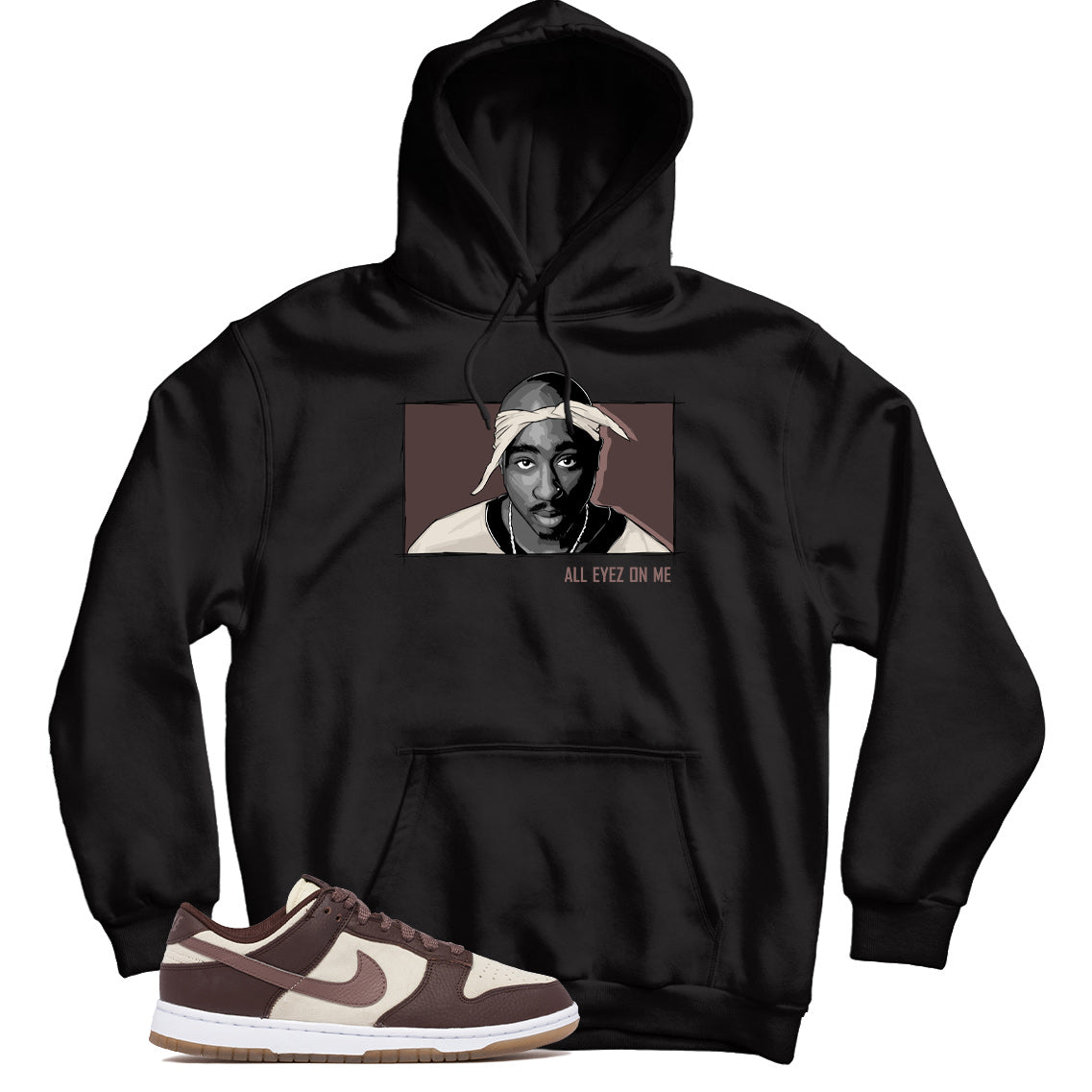 Plum Coconut Milk dunks hoodie