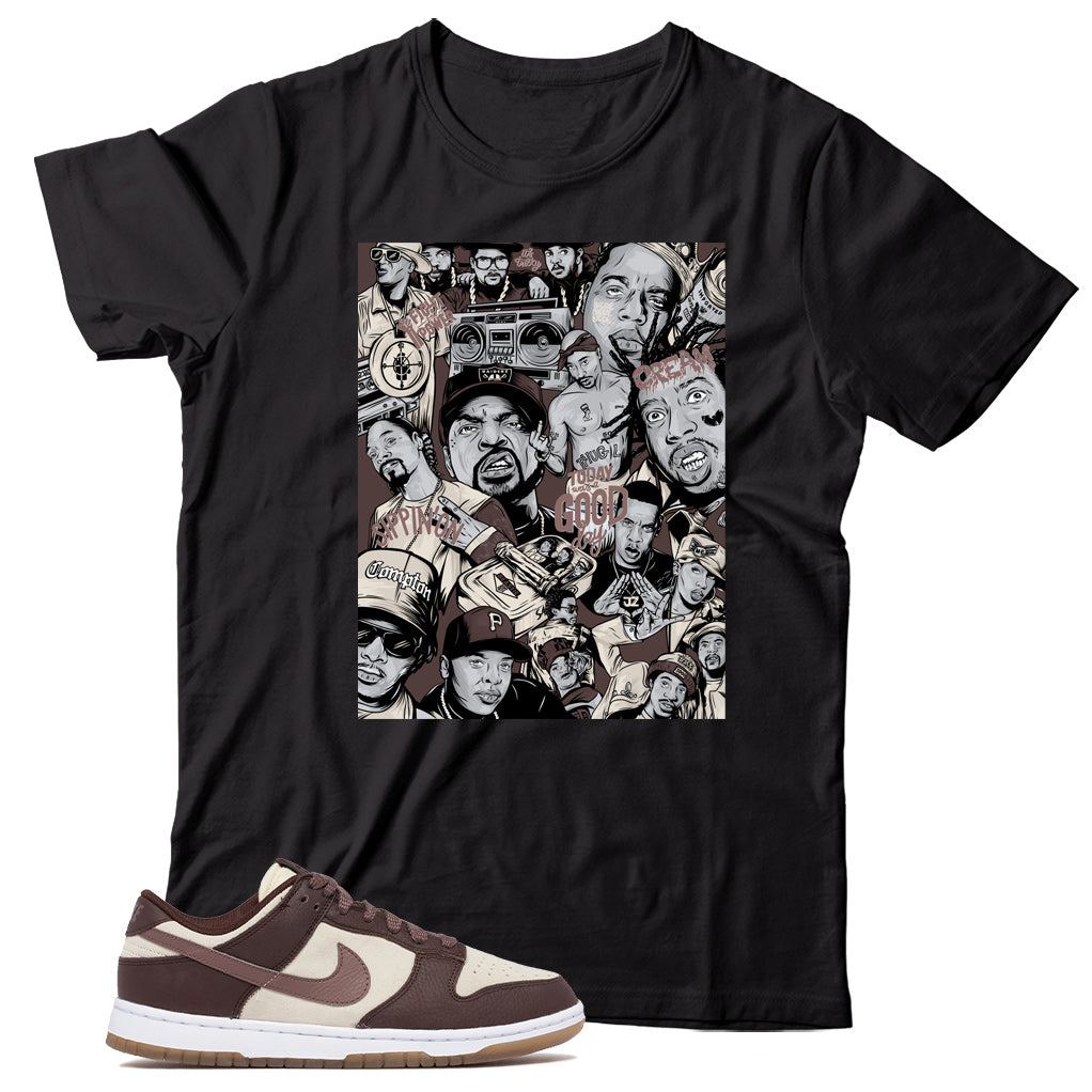 Plum Eclipse dunks shirt