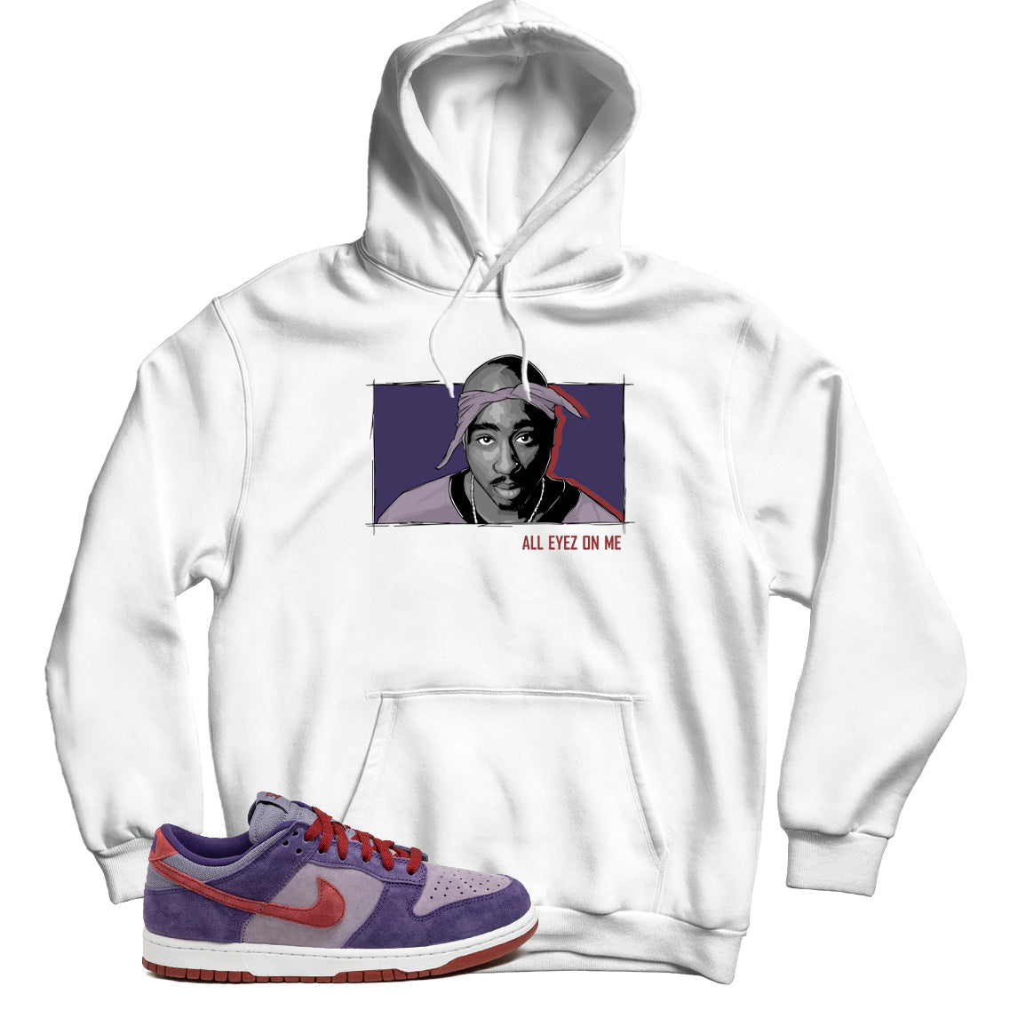 Dunk Low Plum hoodie