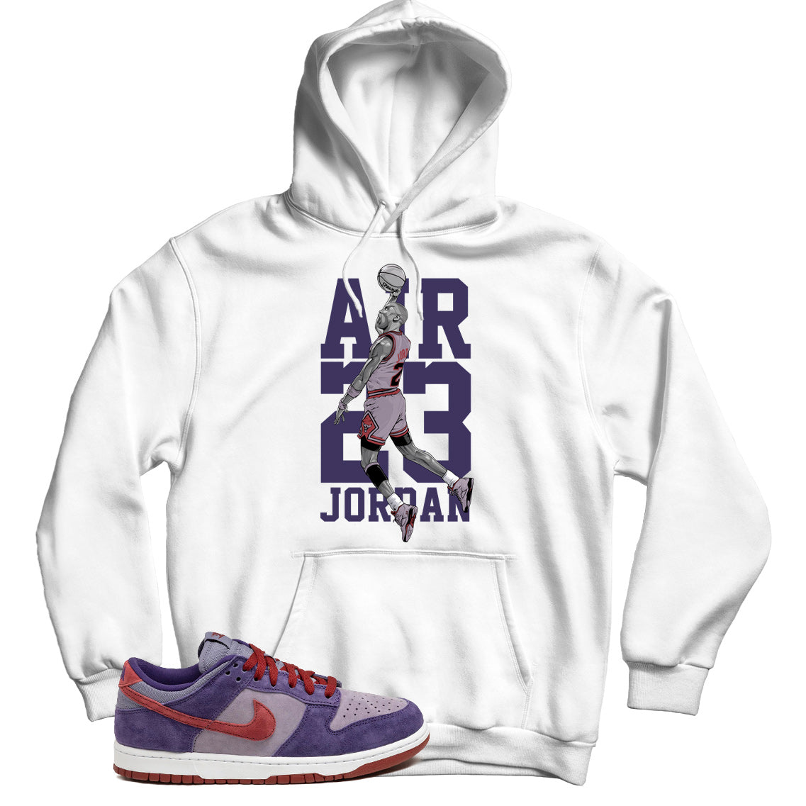 Dunk Low Plum hoodie