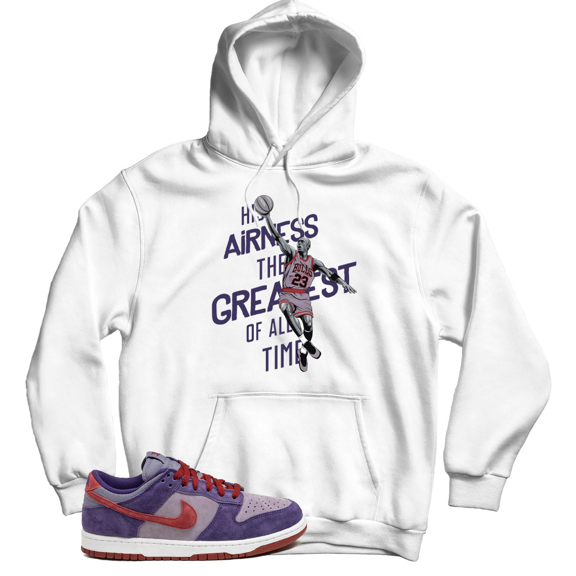 Dunk Low Plum hoodie