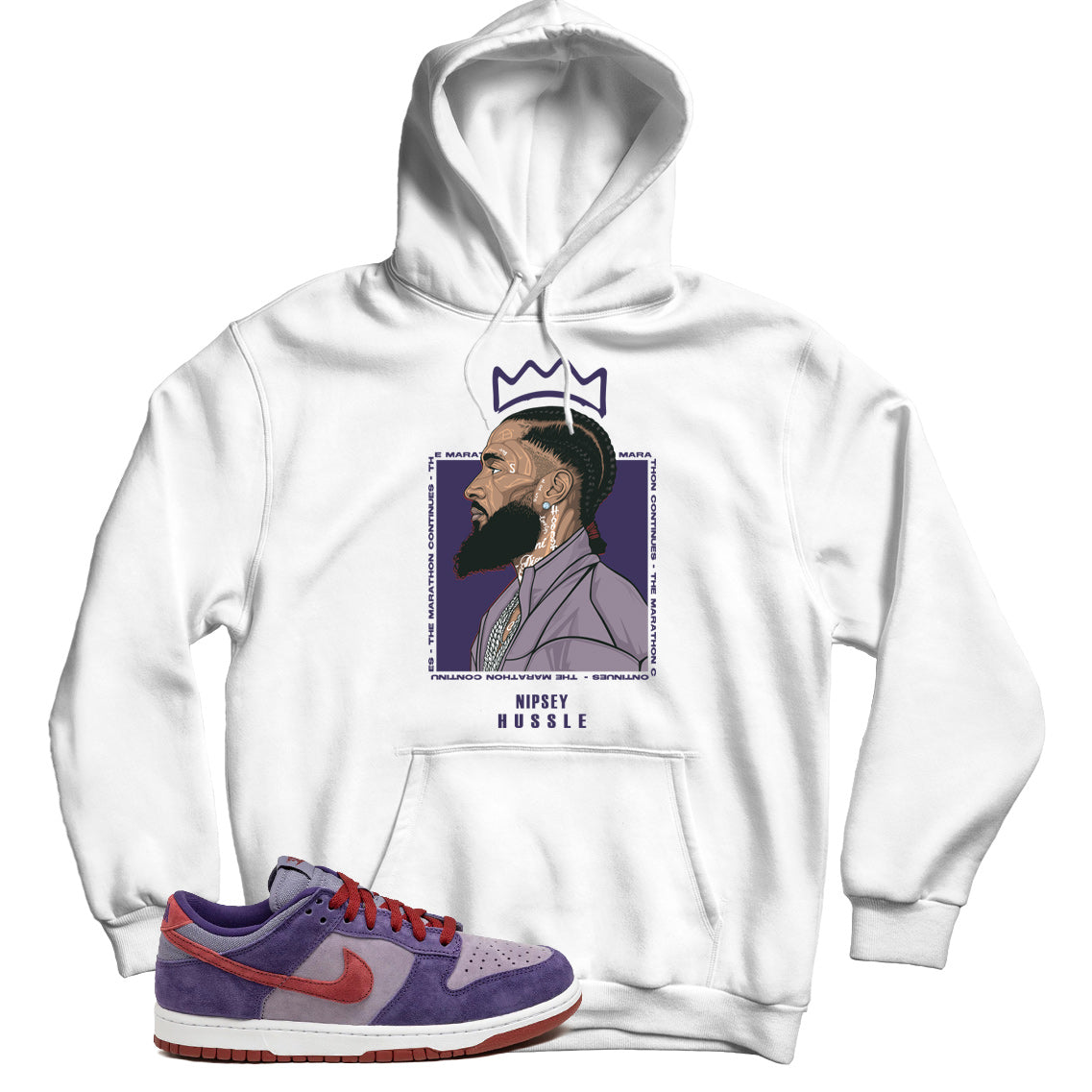 Dunk Low Plum hoodie