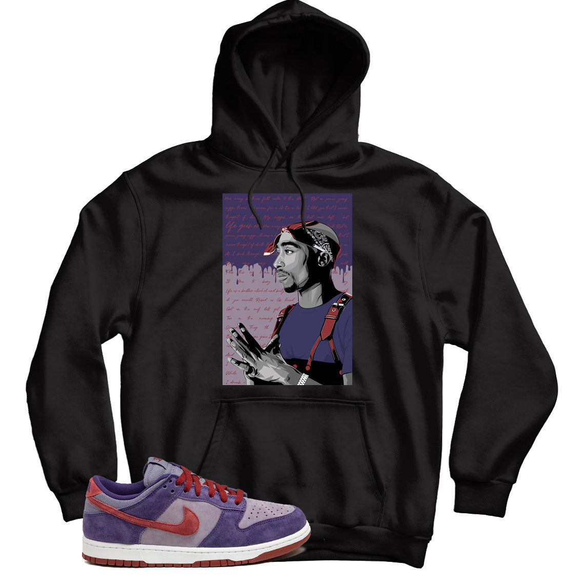 Dunk Low Plum hoodie