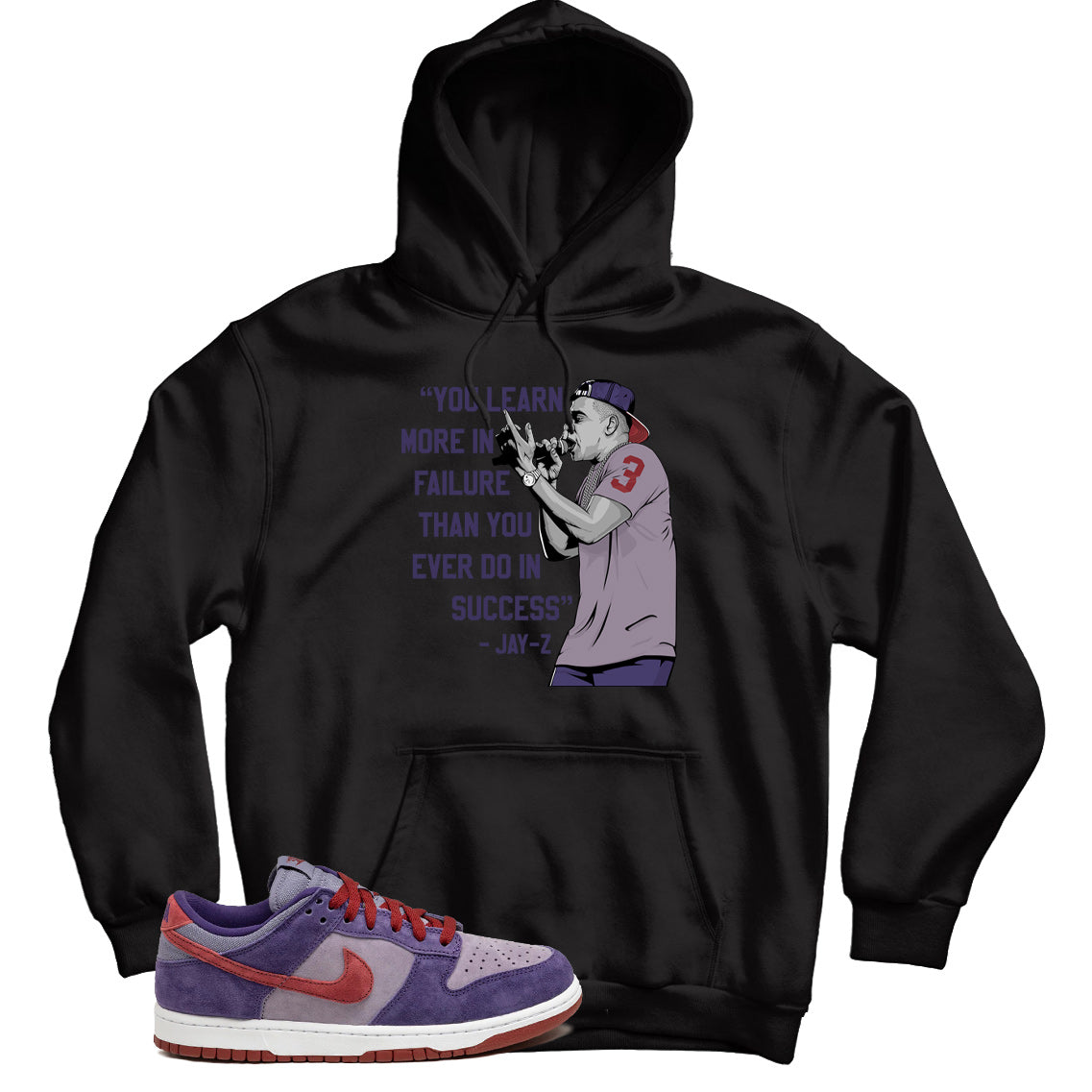 Dunk Low Plum hoodie